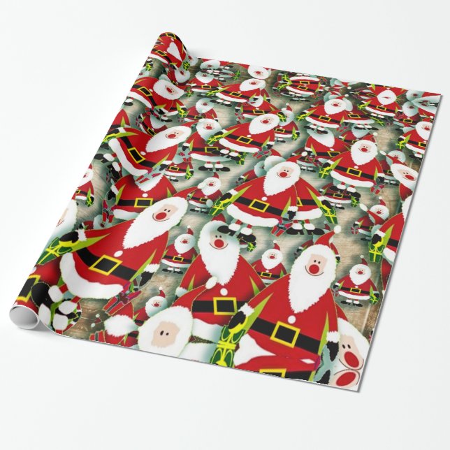Christmas Gift Wrapping Paper (Unrolled)