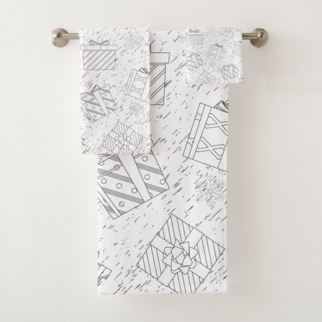 Christmas gifts 3 bath towel set (Insitu)