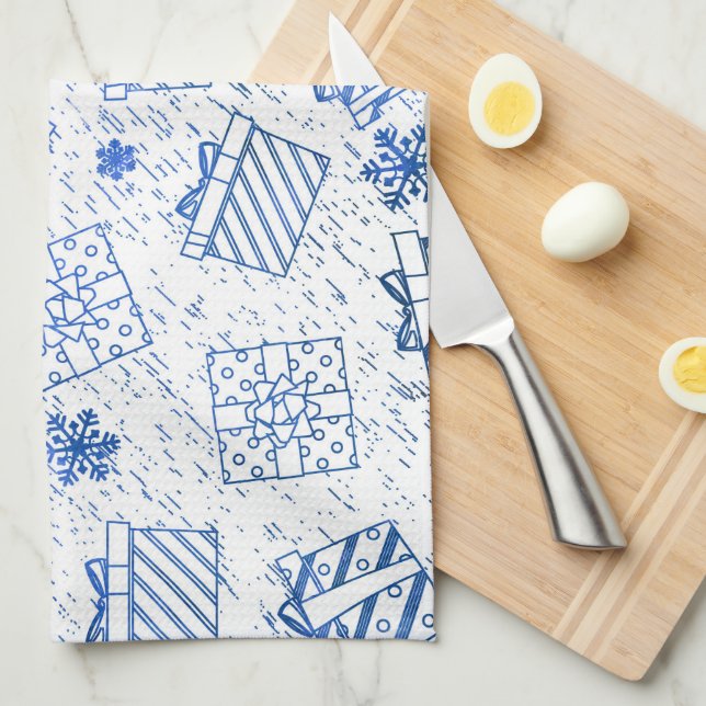 Christmas gifts 6 tea towel (Quarter Fold)