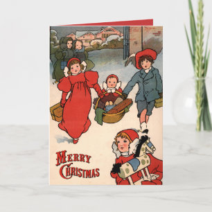 Christmas Gifts Charles Robinson Vintage Holiday Card