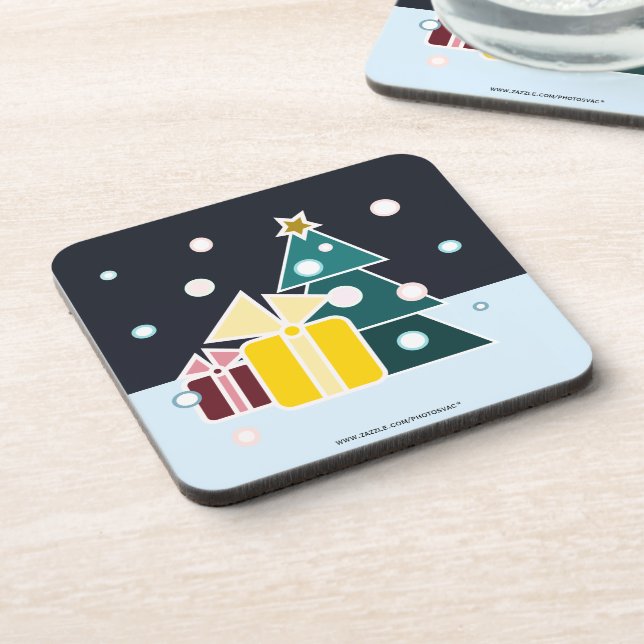 Christmas Gifts Coaster (Left Side)