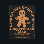 Christmas Gifts Gingerbread Man  Fleece Blanket<br><div class="desc">Christmas Gifts Gingerbread Man</div>