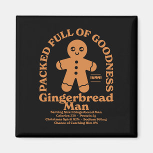 Christmas Gifts Gingerbread Man  Magnet
