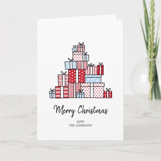 Christmas Gifts Holiday Greeting Card (Front)