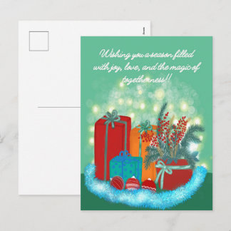 Christmas Gifts  Holiday Postcard