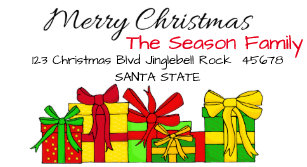 christmas labels zazzle co uk