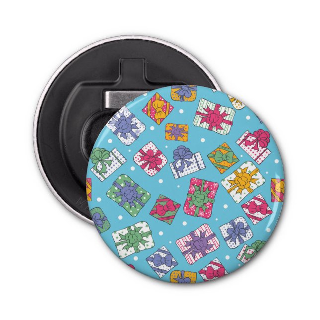 Christmas gifts pattern bottle opener (Front)