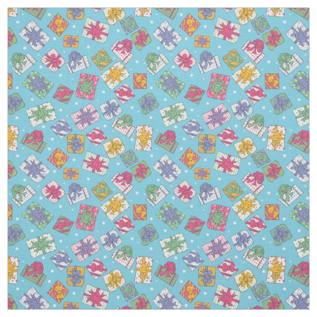 Christmas gifts pattern fabric (Swatch)