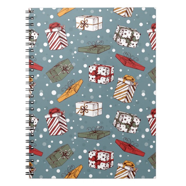Christmas gifts pattern notebook (Front)