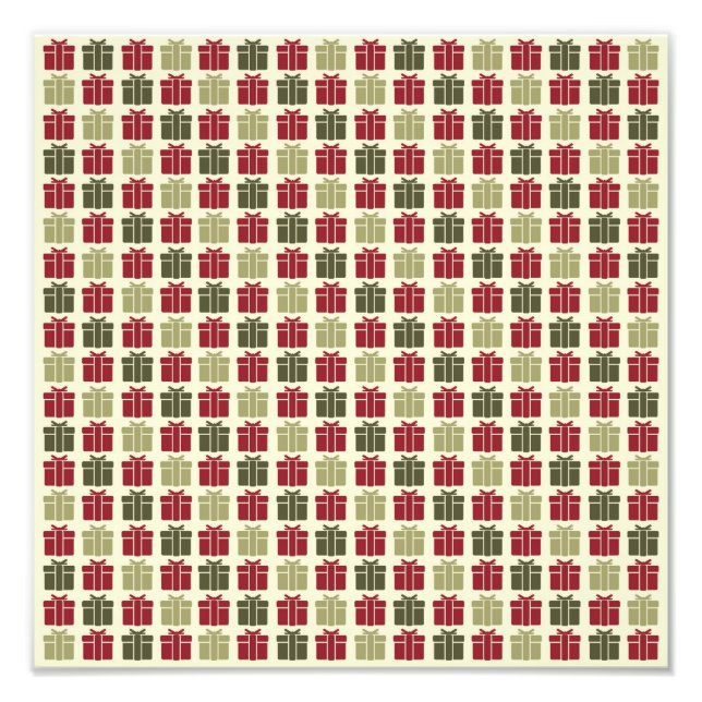 Christmas Gifts Photo Print (Front)