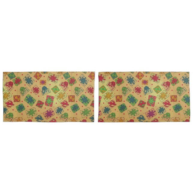 Christmas gifts pillowcase (Front-Set)