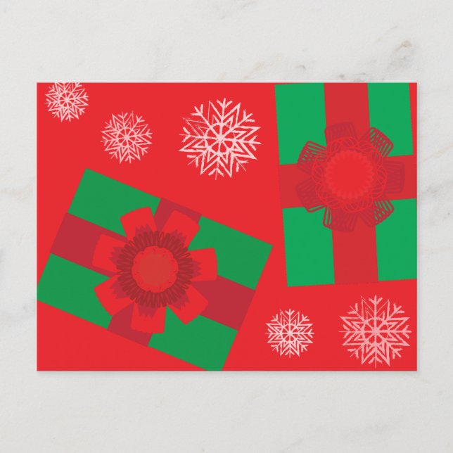 Christmas Gifts Postcard (Front)