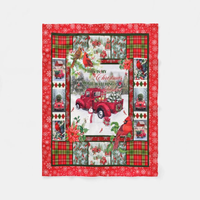 Christmas Gifts | This Is My Christmas Movie Watch Fleece Blanket (Front)