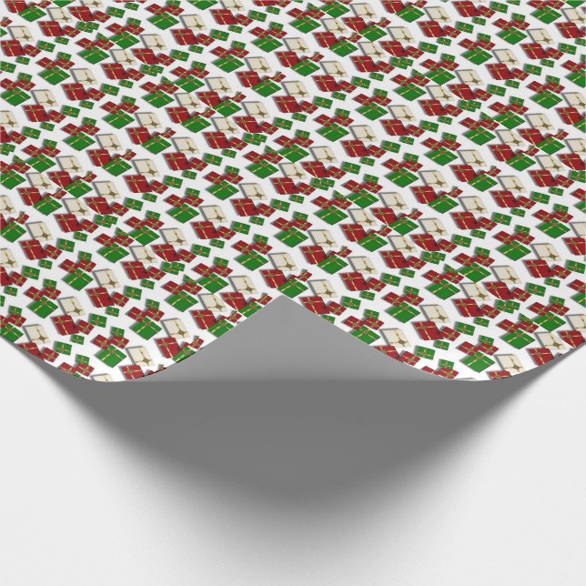 Christmas Gifts Wrapping Paper (Corner)