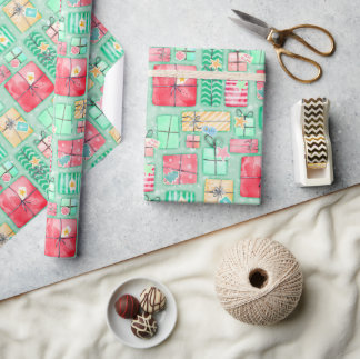 Christmas Gifts Wrapping Paper