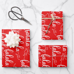 Christmas Gifts Wrapping Paper Sheet