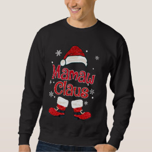 Christmas Gigi Claus Grandmother Aunt Mother Daugh Sweatshirt