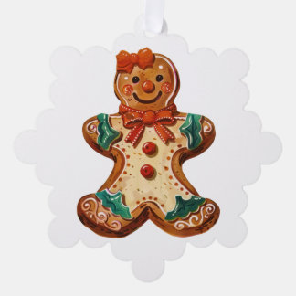 Christmas ginger house bread  tree decoration card