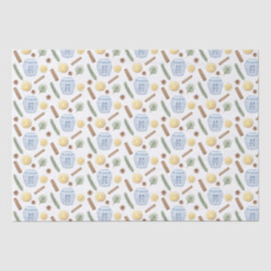 Christmas Ginger Jar Cinnamon Sticks Star Anise Tissue Paper