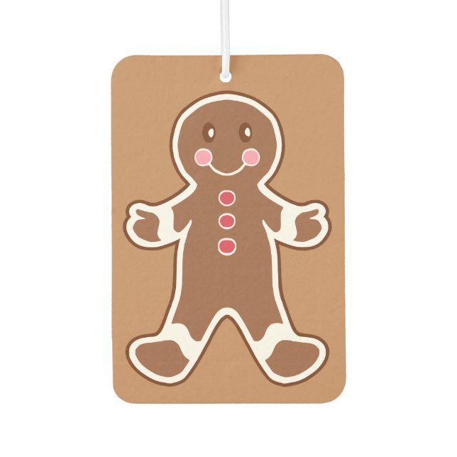 Christmas Gingerbread Air Freshener (Front)