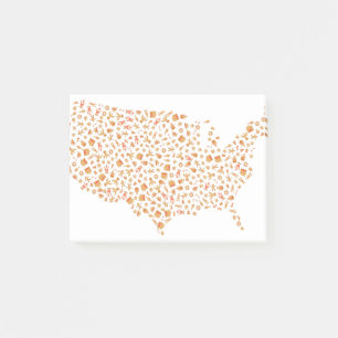 Christmas Gingerbread America Post-it Notes