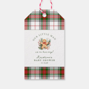 Christmas Gingerbread Baby Shower  Gift Tags