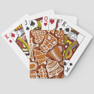 Christmas Gingerbread Biscuits Playing Cards