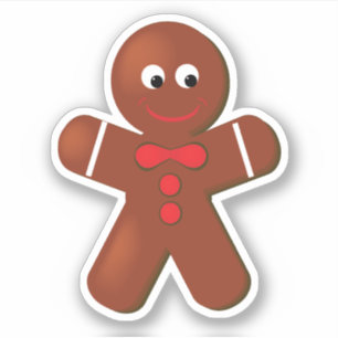 Christmas Gingerbread Boy Cookie Vinyl