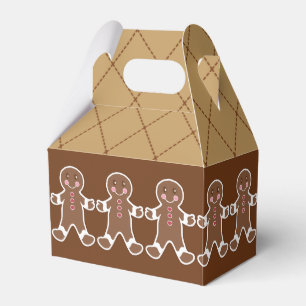Christmas Gingerbread Boys Gift Box