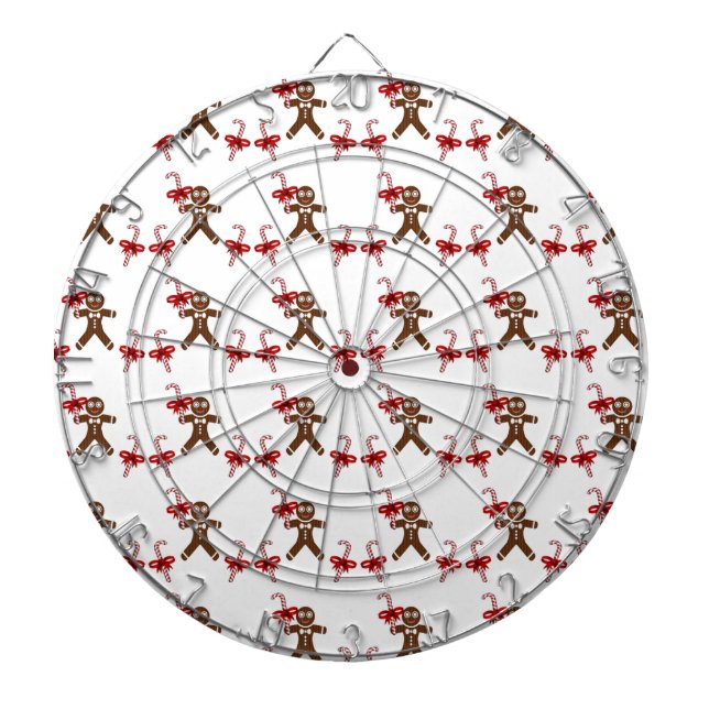 Christmas Gingerbread Candy Dartboard (Front)