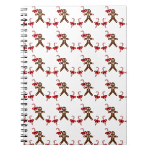 Christmas Gingerbread Candy Notebook