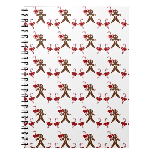 Christmas Gingerbread Candy Notebook (Front)