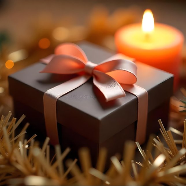 Christmas Gingerbread Cookie Brown D78F62  Satin Ribbon (Christmas Gingerbread Cookie Brown D78F62 Satin Ribbon. Ai Gen.)