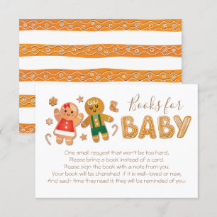 Christmas Gingerbread Cookie Gender Reveal Shower Invitation