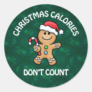 Christmas Gingerbread Cookie Sticker