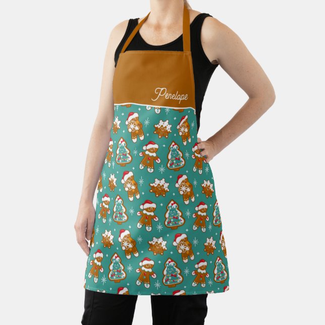Christmas Gingerbread Cookies Apron (Insitu)