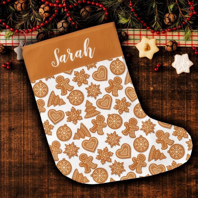 Christmas Gingerbread Cookies Christmas Stocking (Creator Uploaded)