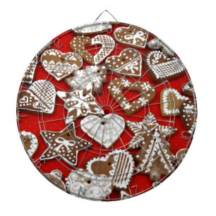 Christmas Gingerbread Cookies Dartboard