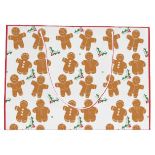 Christmas Gingerbread Cookies Gift Bag