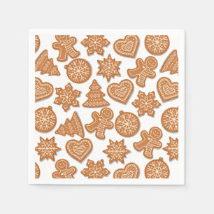 Christmas Gingerbread Cookies  Napkin