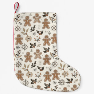 Christmas Gingerbread Cookies Small Christmas Stocking