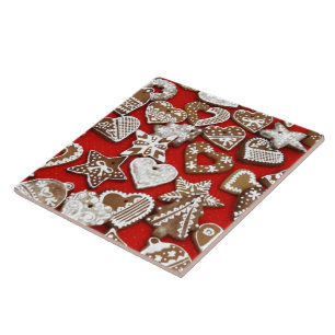 Christmas Gingerbread Cookies Tile