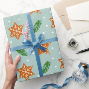 Christmas gingerbread cookies Wrapping Paper