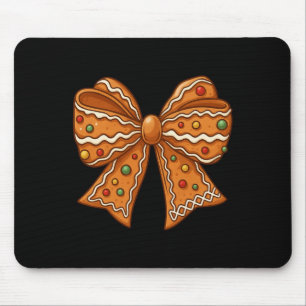 Christmas Gingerbread Coquette Bow Xmas For Men Wo Mouse Mat