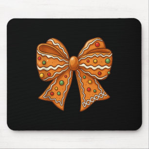 Christmas Gingerbread Coquette Bow Xmas For Men Wo Mouse Mat
