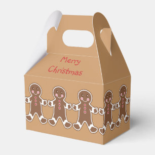 Christmas Gingerbread Favour Box