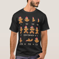 Christmas Gingerbread Fraction Cute Xmas Cookie Ma