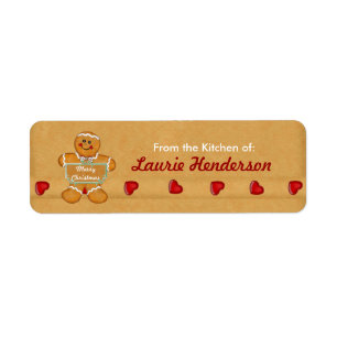 Christmas Gingerbread from the Kitchen of Labels