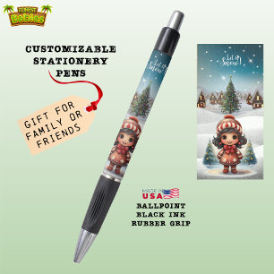 Christmas Gingerbread Girl Let it Snow ❄️🎄🎁