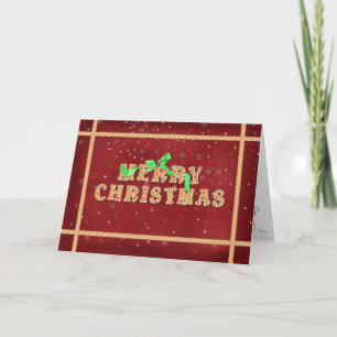 Christmas Gingerbread Holiday Card